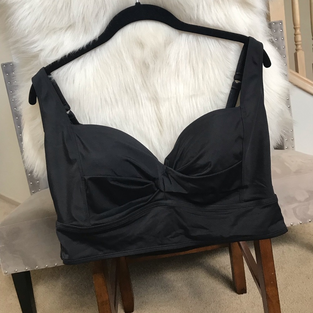 Torrid Swim Top || Black || Size 2